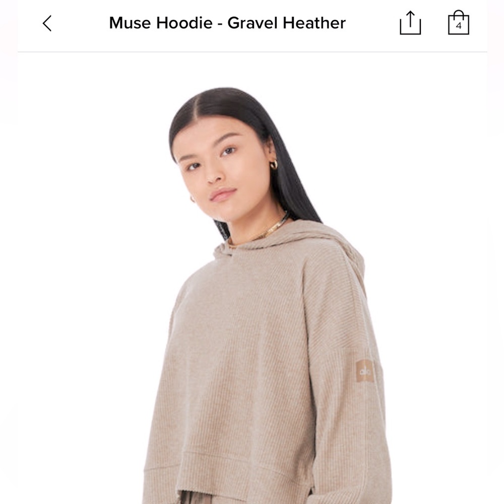 Alo Cropped Hoodie / Sweater